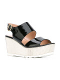 platform sling-back sandals