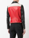 contrast biker jacket 
