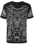 geometric print T-shirt