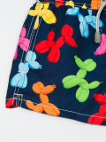 balloon animal print swim shorts