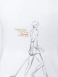 素描印花T恤