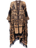 embroidered scarf cape 