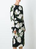 郁金香印花连衣裙