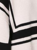 flared striped sweater