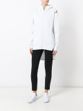 cut-out zipped hoodie