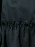  ruffle hem trench coat