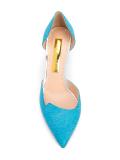 textured pump shoes 