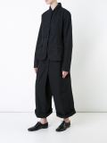 loose fit cropped trousers