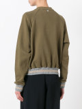 glittery detail bomber jacket