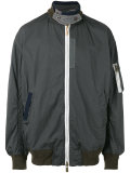 over-dyed bomber jacket