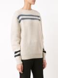 striped detailing jumper