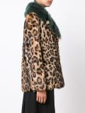 cheetah print coat