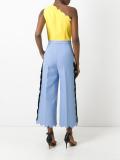 scalloped colour-block jumpsuit 