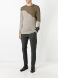 colour block jumper