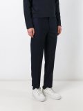 tailored slim-fit trousers