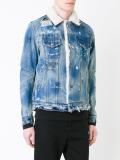 shearling denim jacket 