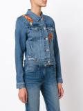 'fox' patches jacket