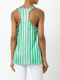 striped racer back vest 