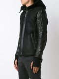creased sleeve padded jacket 