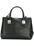 perforated trim tote bag 