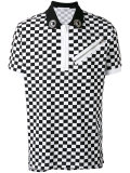 checkered polo shirt