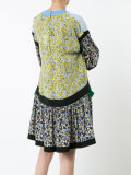 multiple prints shift dress