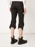 flared hem cropped trousers