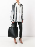 logo-print strap shoulder bag