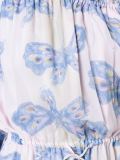 butterfly print dress