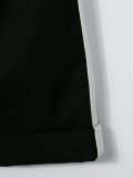 contrast piped trousers