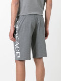 Versace Gym logo print shorts