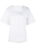 ruffle sleeve T-shirt