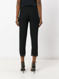 cropped slim-fit trousers
