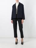 double face crepe short jacket
