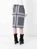 buttoned skirt
