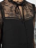 sheer longsleeves blouse