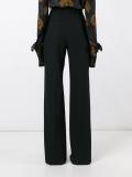 flared high waisted trousers