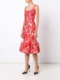 floral trumpet dress