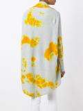 'Upside-down Madara Shibori' cardigan