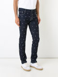stars print jeans 