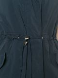 hooded zipped gilet 
