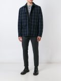 tartan shirt-style coat