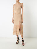 lace strapless dress