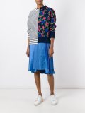 asymmetric pleated skirt