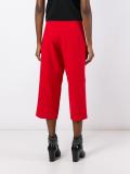 cropped tapered trousers