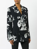 floral print blazer