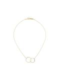 Hotel Excelsior dual circle necklace