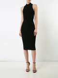fitted halterneck dress