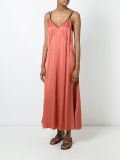 piped trim slip dress