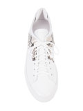 snakeskin print sneakers